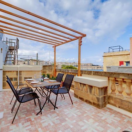 Traditional Maltese Townhouse, Roof Terrace And Views Senglea Eksteriør bilde