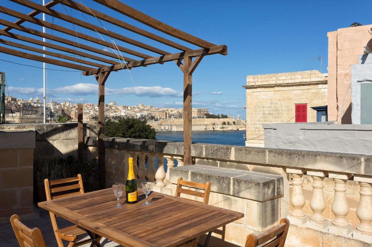 Traditional Maltese Townhouse, Roof Terrace And Views Senglea Eksteriør bilde